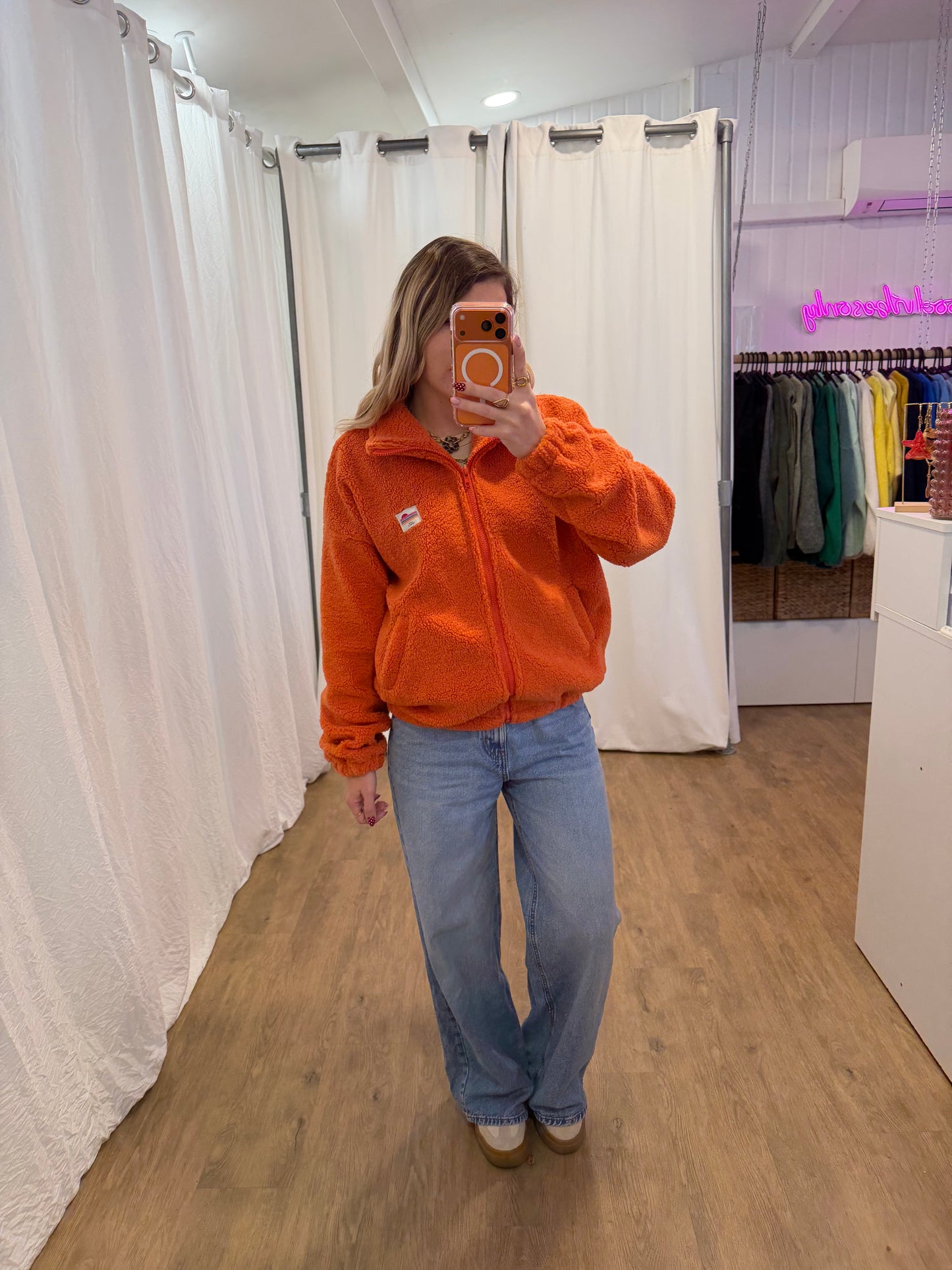 Veste polaire AVA Mandarine