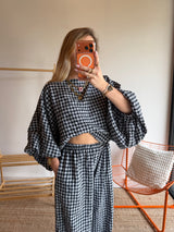 Blouse DIANE Bleu marine