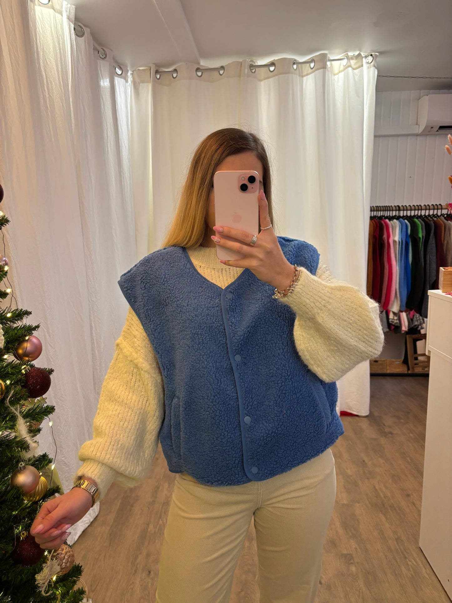 Veste sans manches ABY Bleu