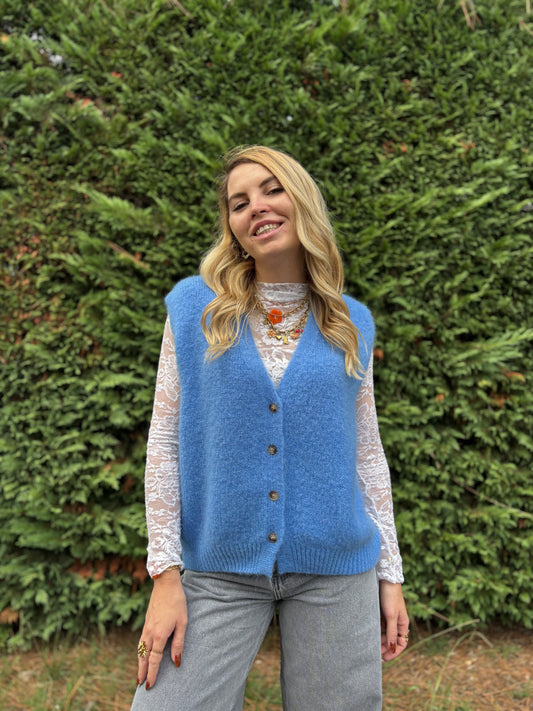 3 - Gilet TOM - Bleu jean