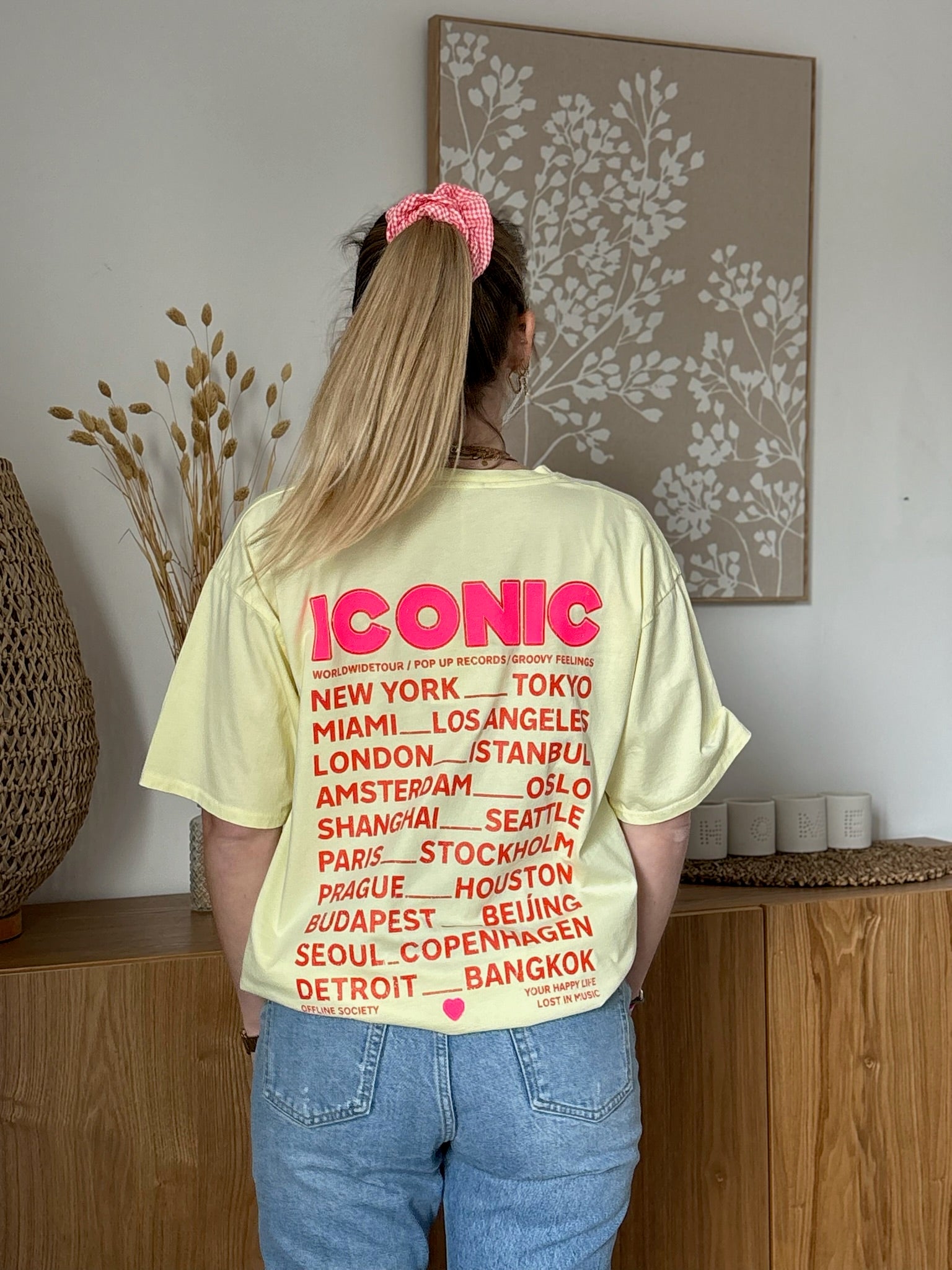 T-shirt ICONIC Jaune