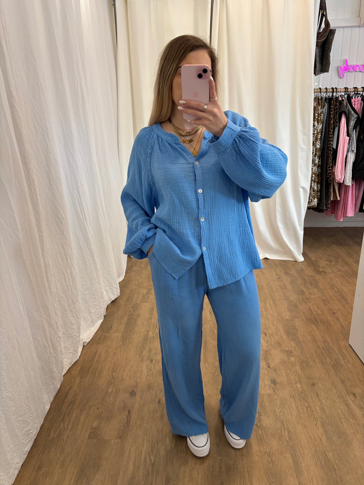Pantalon LYA Bleu