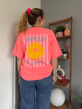 T-shirt AMOUR AU SOLEIL Corail