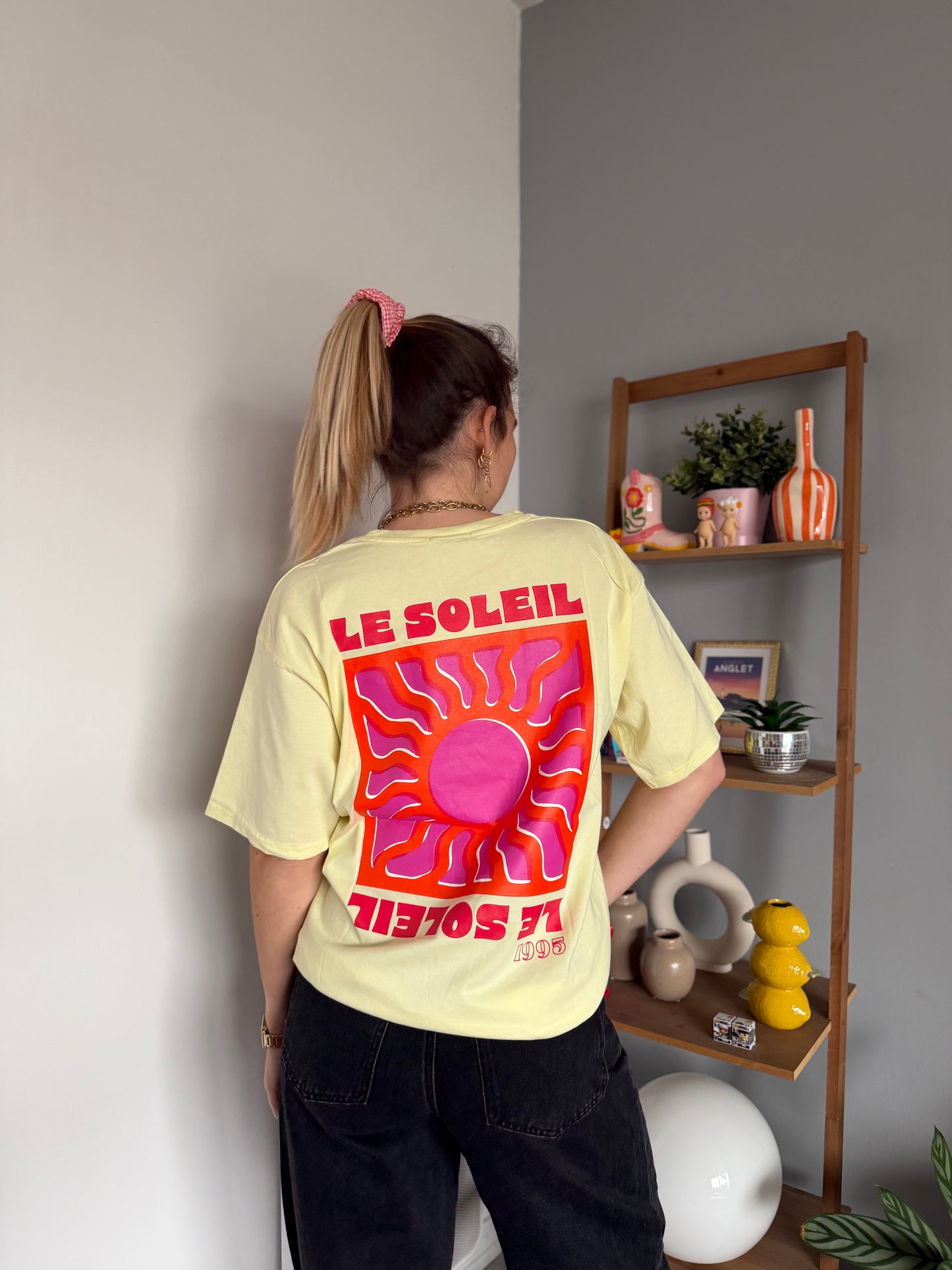 T-shirt SOLEIL Jaune