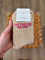 Chaussettes MAÎTRESSE EN OR montante