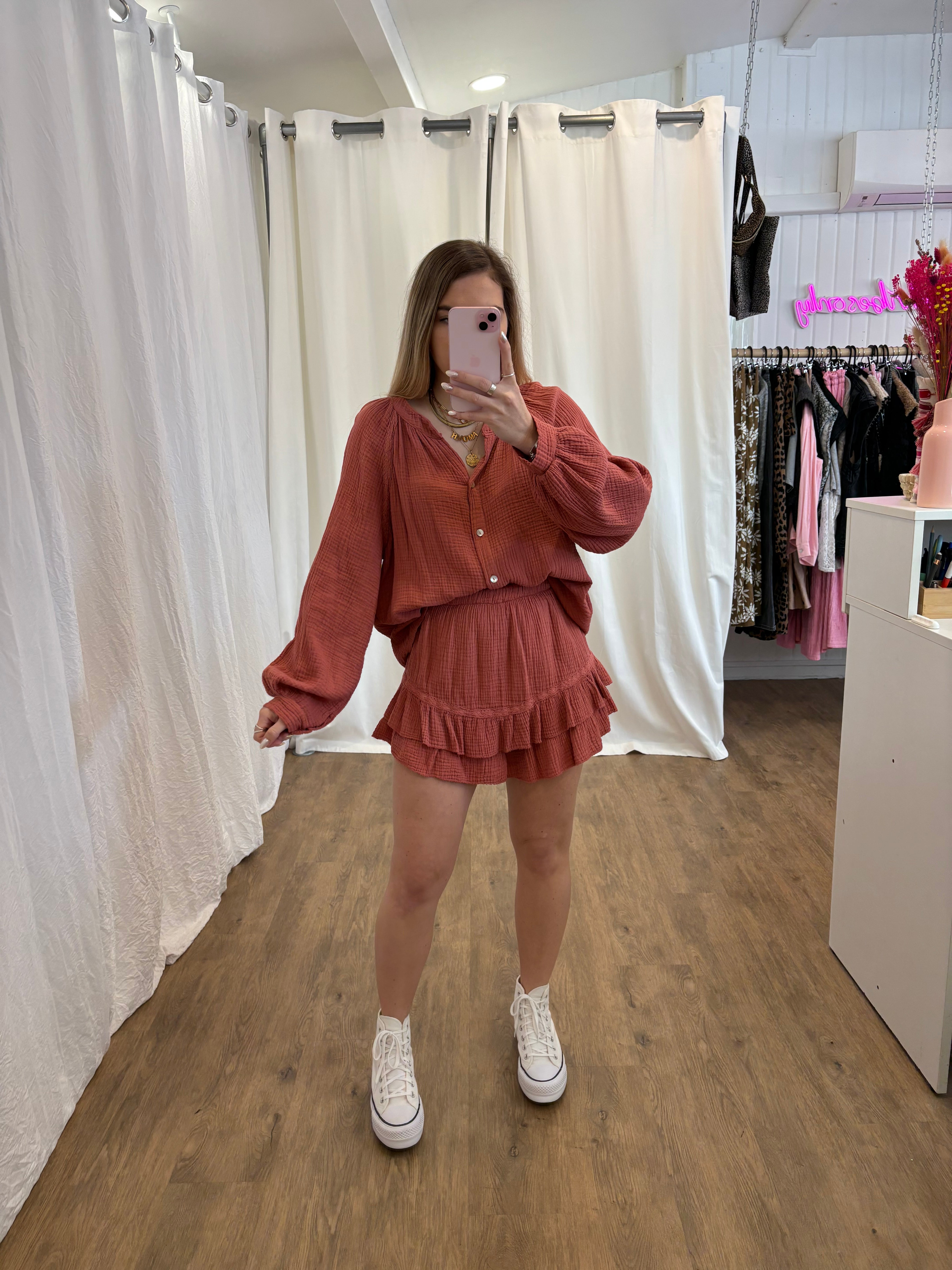 Blouse LYA Terracotta