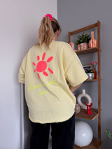 Sweat LOVE IN THE SUN Jaune