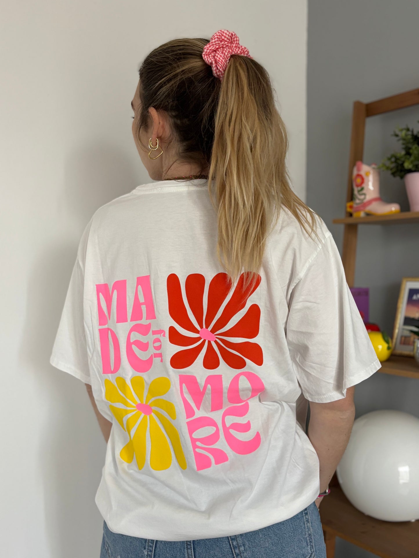 T-shirt MADE FOR MORE Blanc