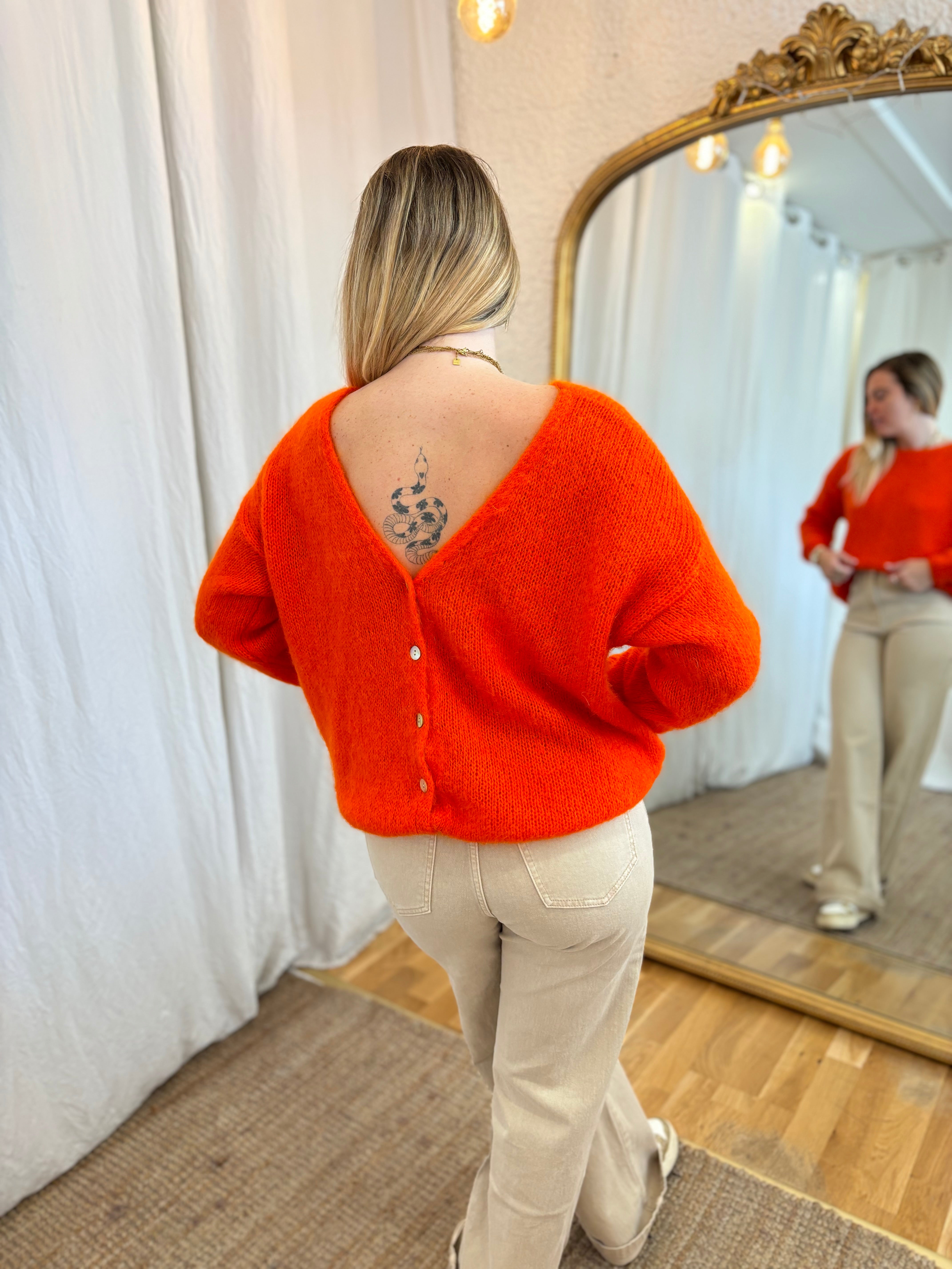 45 - Gilet LOU - Orange fluo 🧡