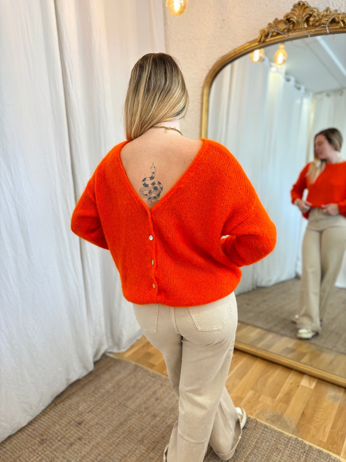 45 - Gilet LOU - Orange fluo 🧡