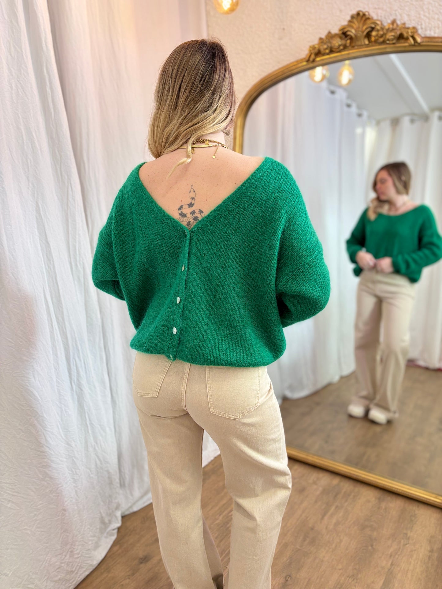 36 - Gilet LOU - Vert Brazil 🧡