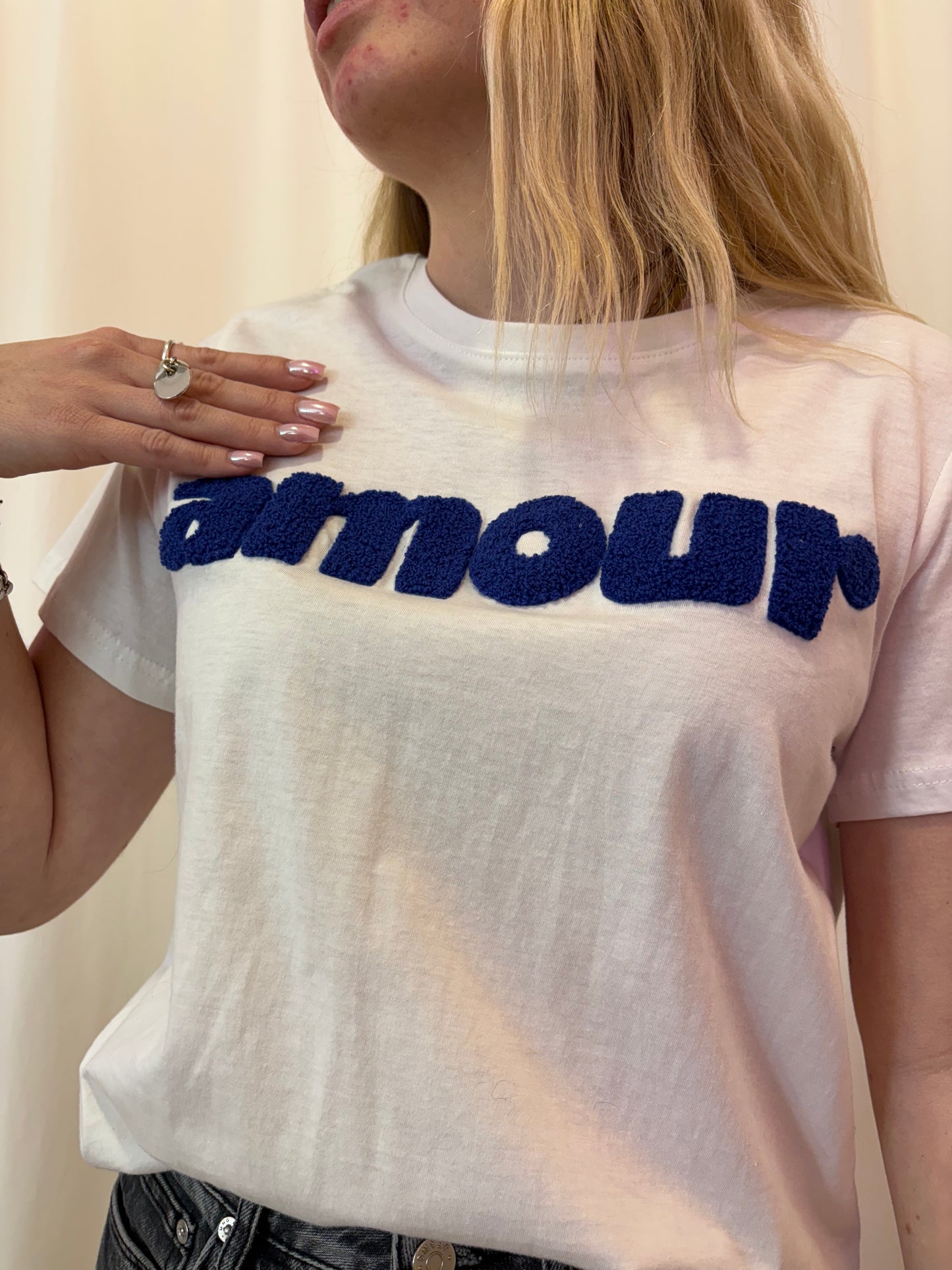T-shirt AMOUR Bleu roi