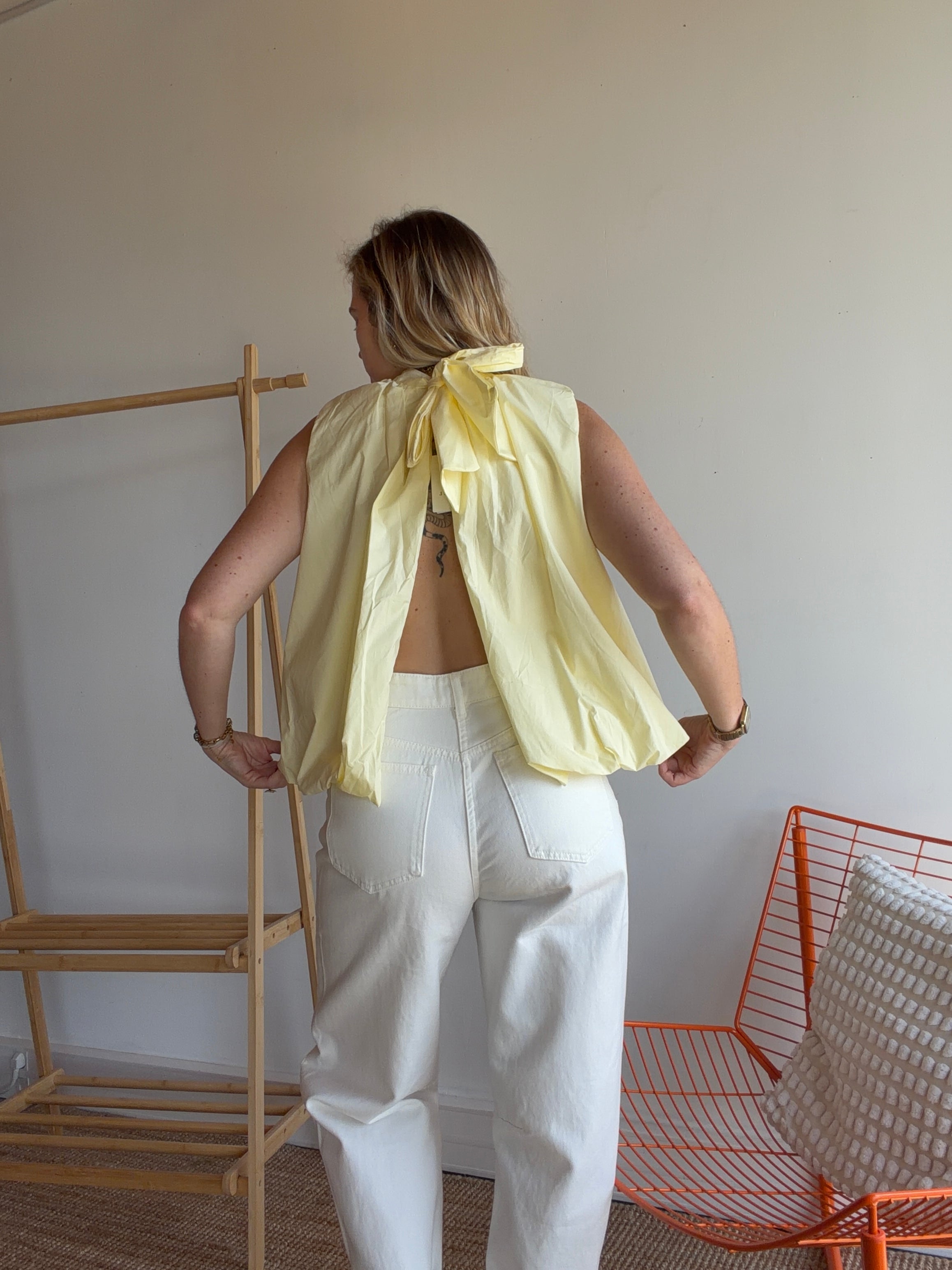 Top CARLA Jaune