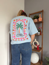 T-shirt COQUILLAGE Bleu ciel