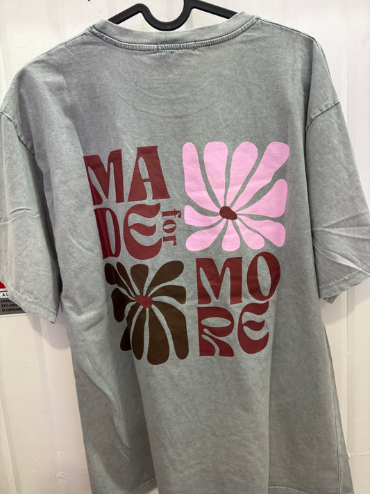 T-shirt MADE FOR MORE (New) Gris