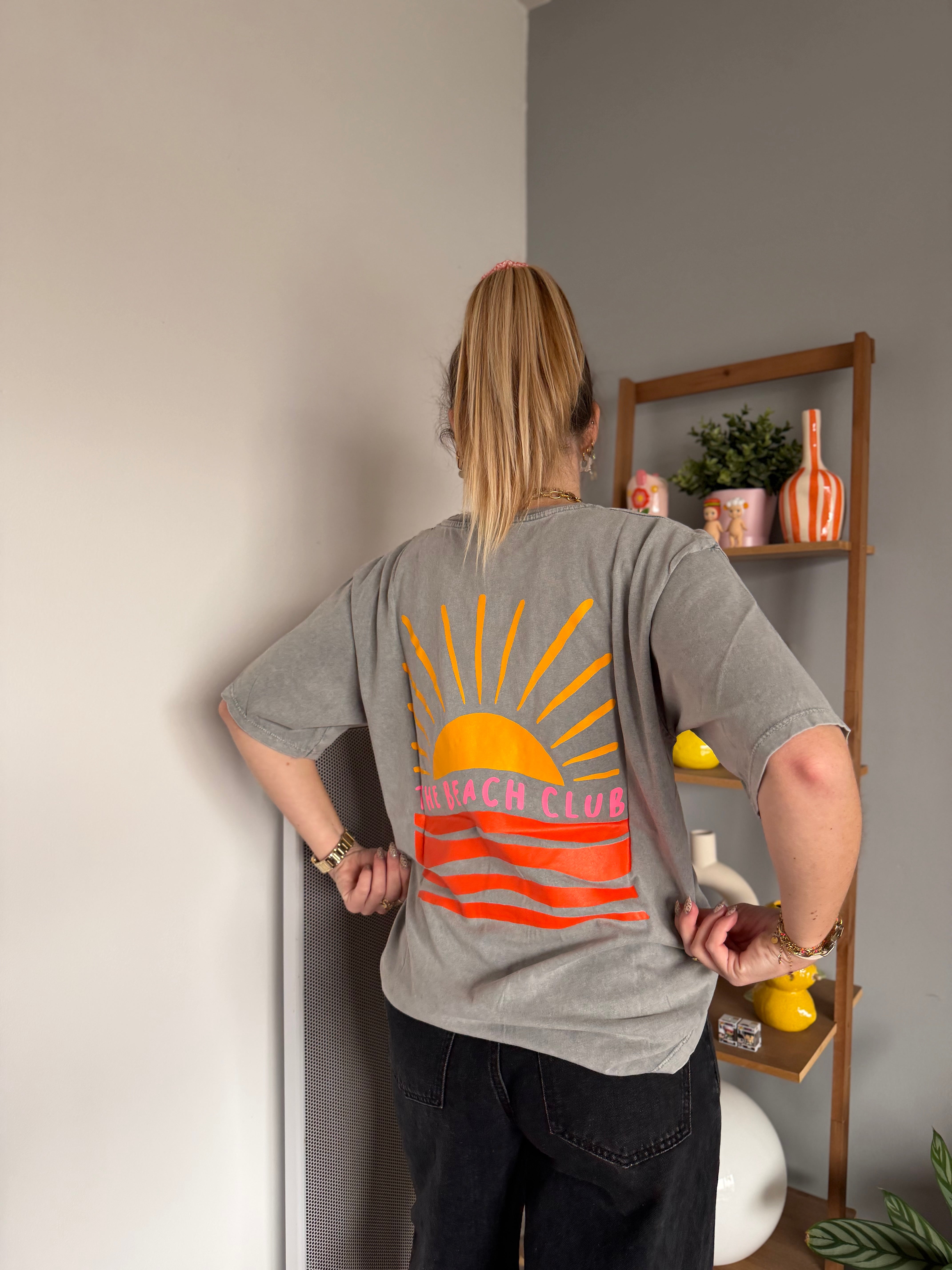T-shirt THE BEACH CLUB Gris