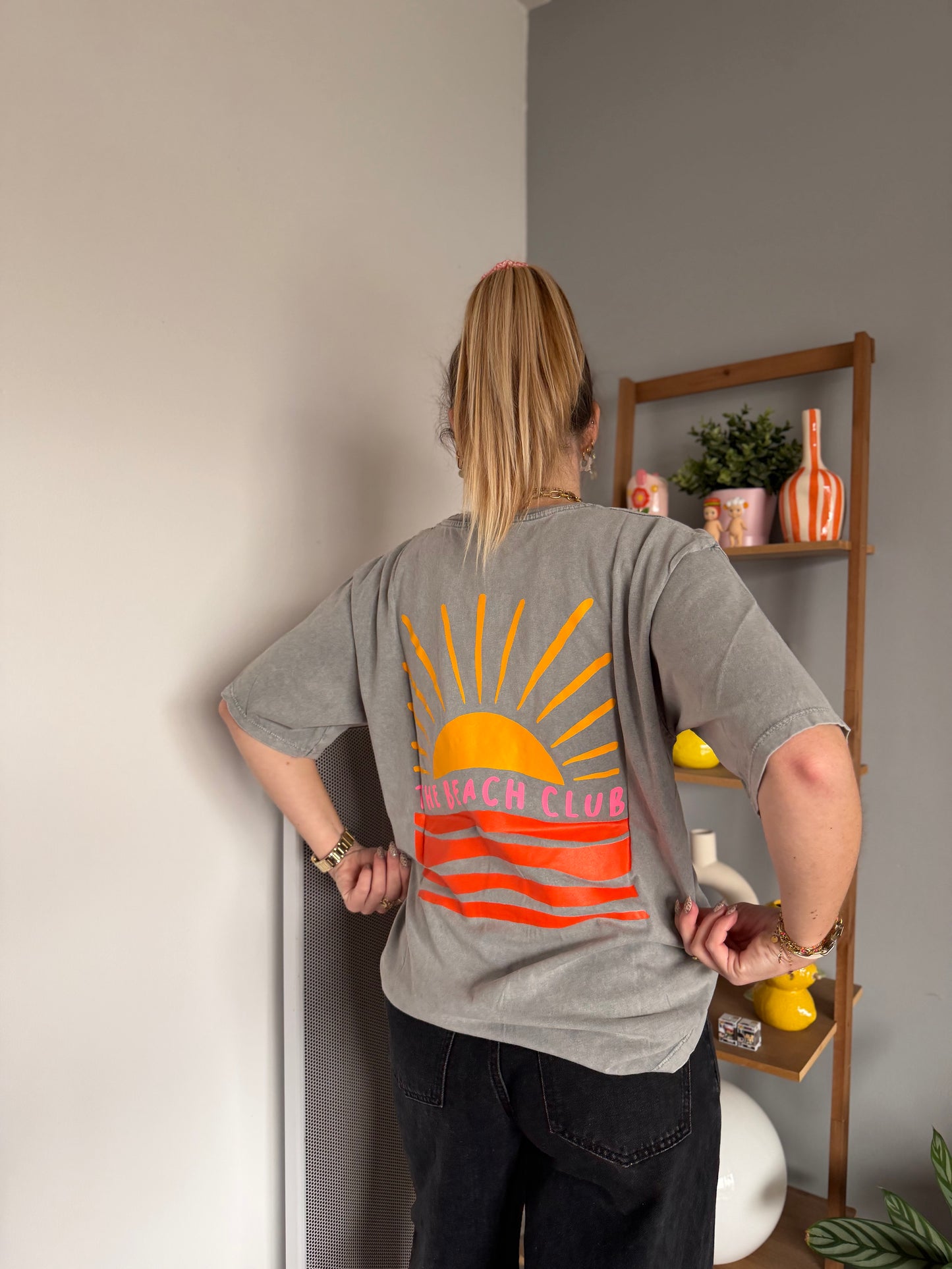 T-shirt THE BEACH CLUB Gris