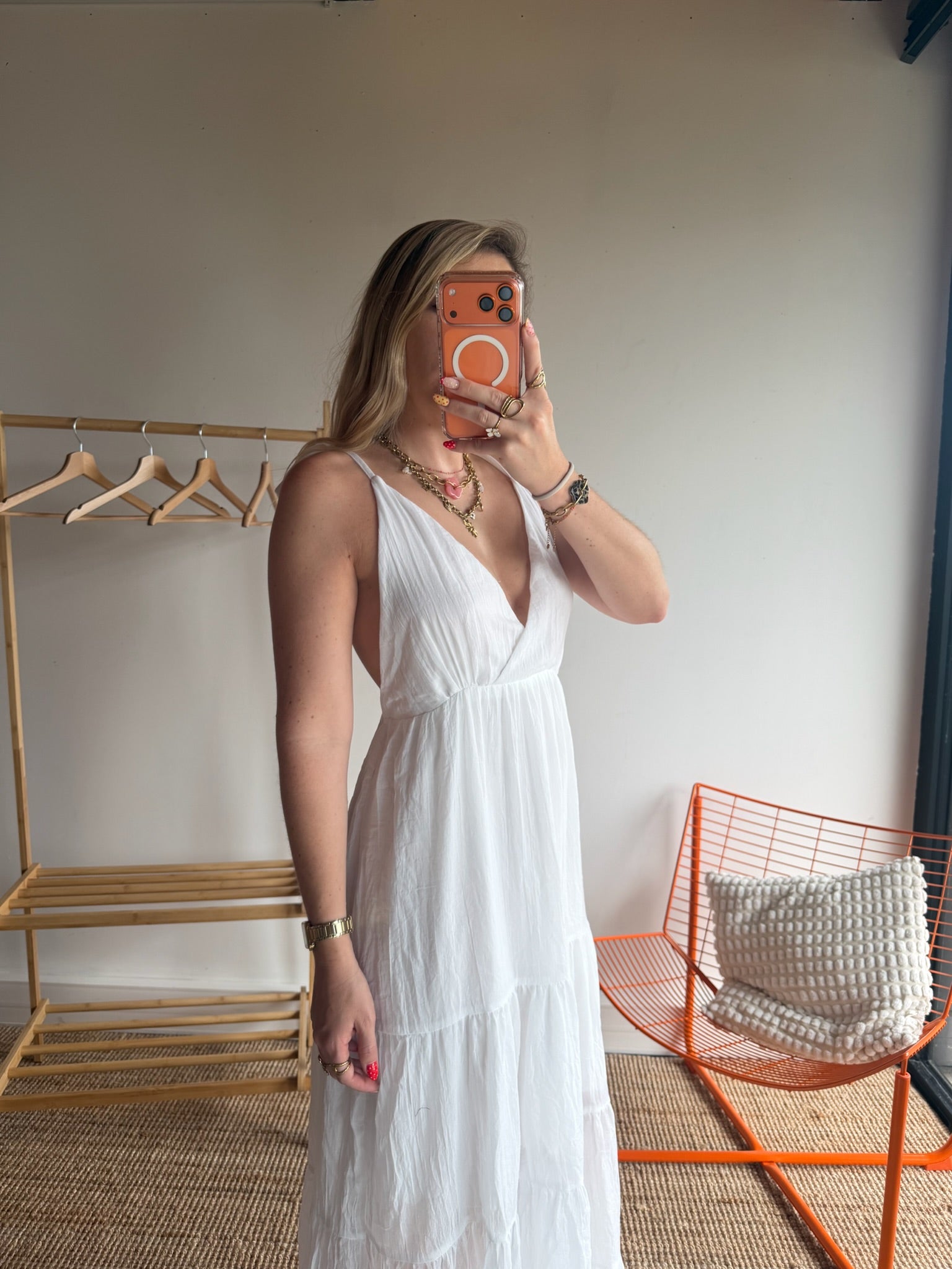 Robe LOUISA Blanc