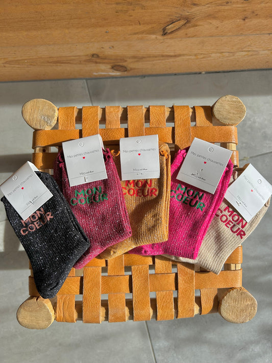 Chaussettes MON COEUR montantes
