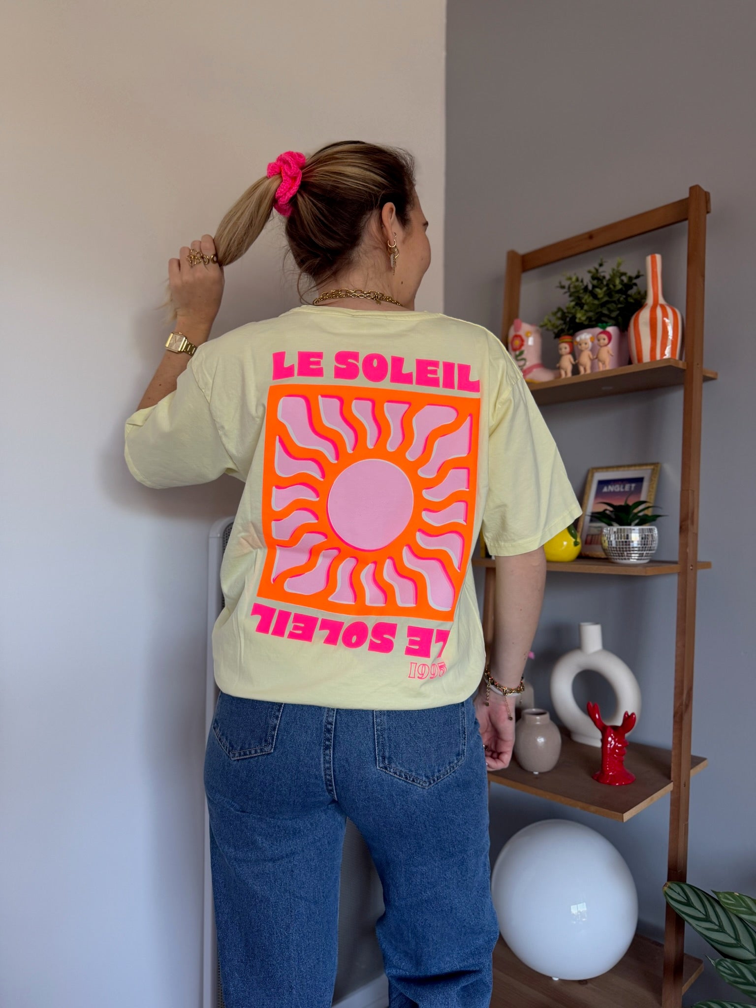 T-shirt SOLEIL (NEW FLUO) Jaune
