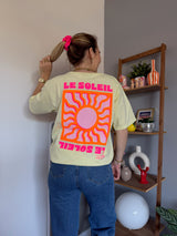 T-shirt SOLEIL (NEW FLUO) Jaune