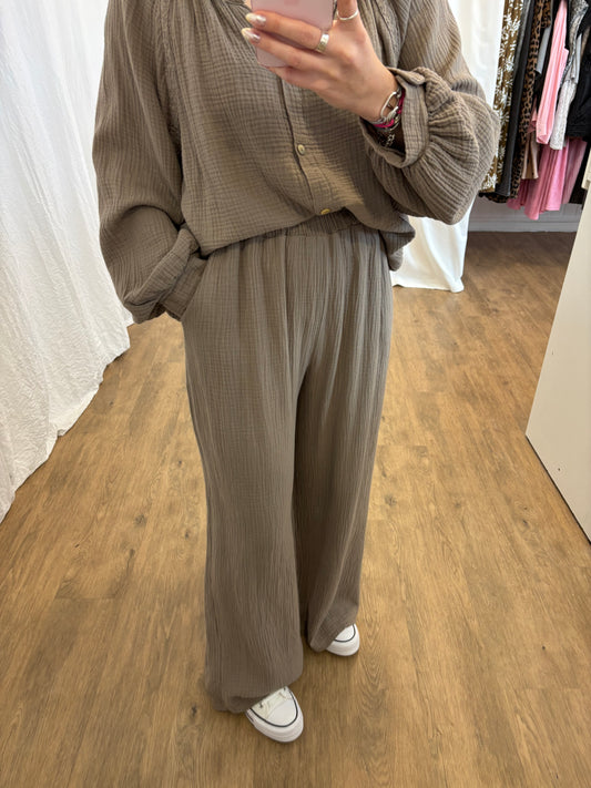 Pantalon LYA Taupe