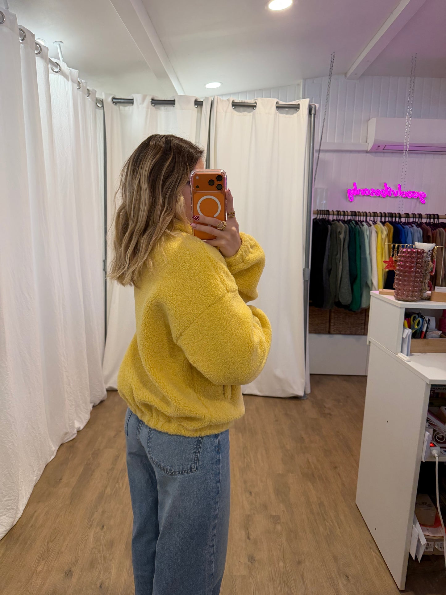 Veste polaire AVA Jaune