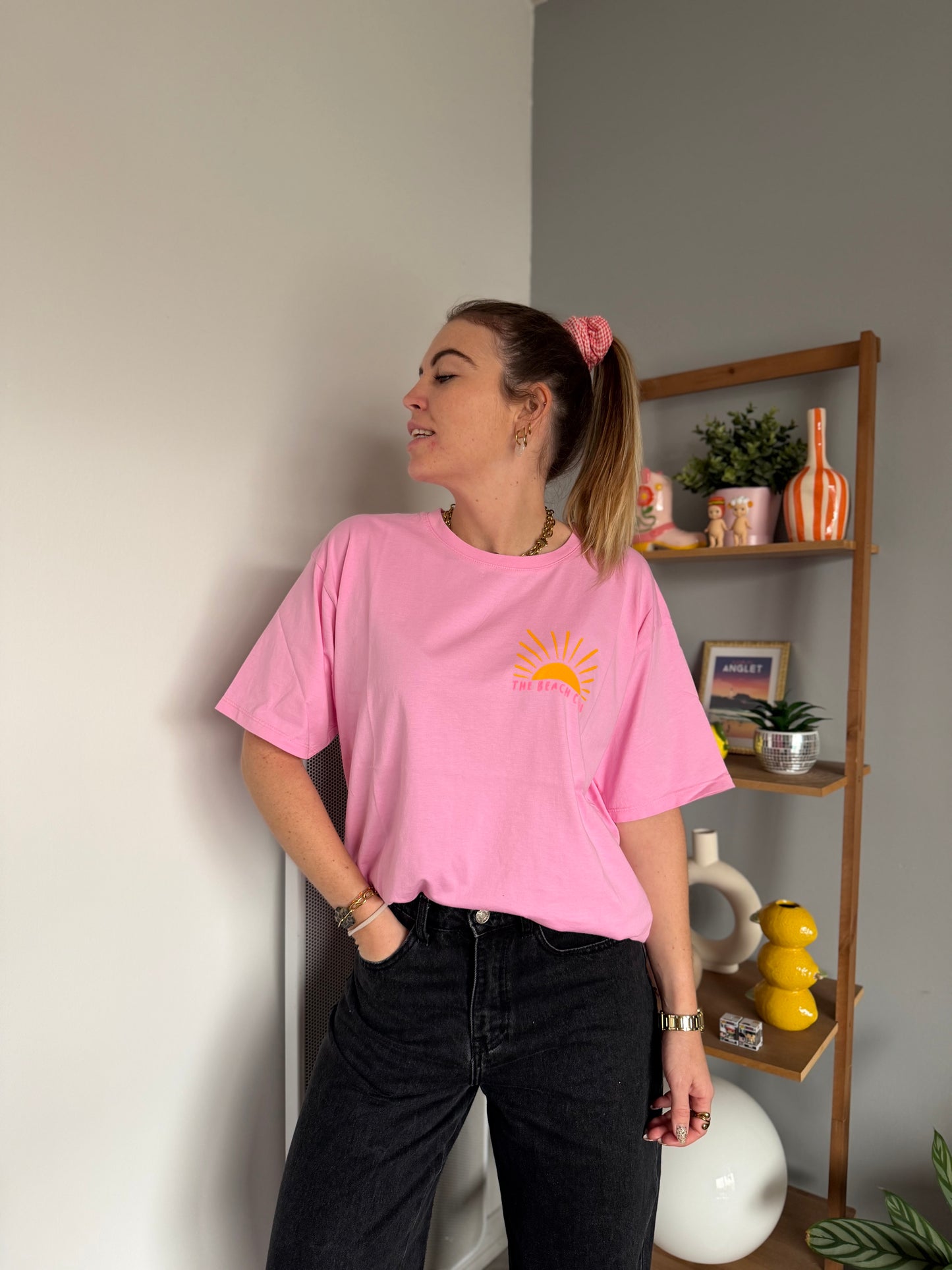 T-shirt THE BEACH CLUB Rose Baby