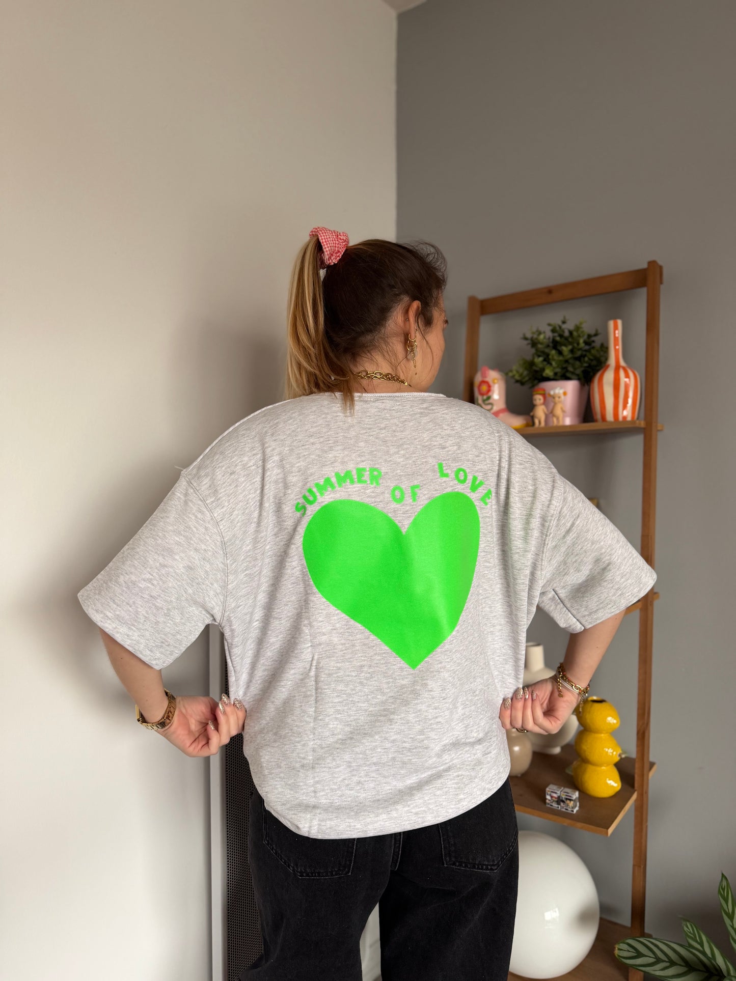 Sweat SUMMER OF LOVE Gris