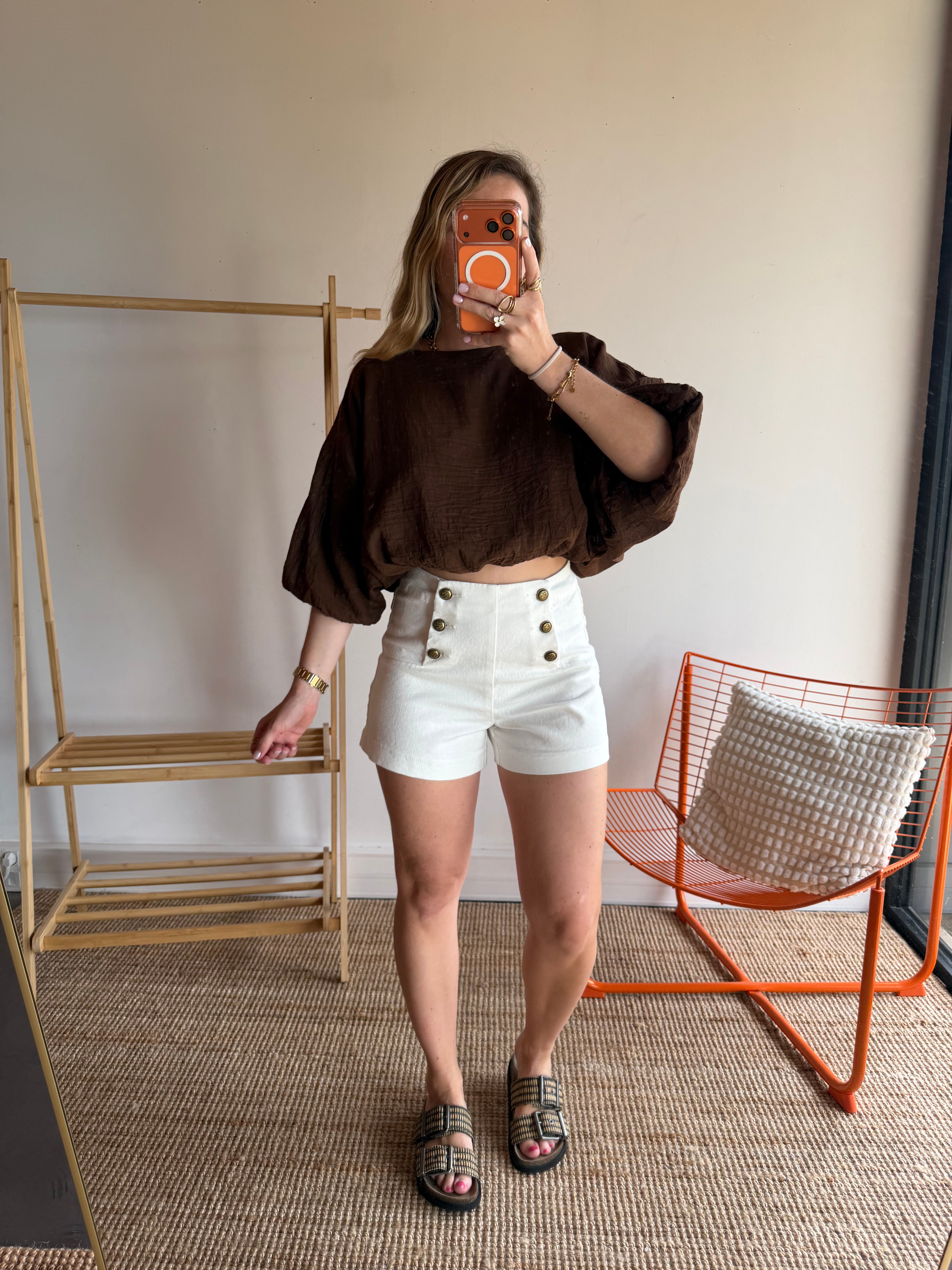 Blouse LISA Chocolat