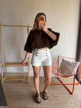 Blouse LISA Chocolat