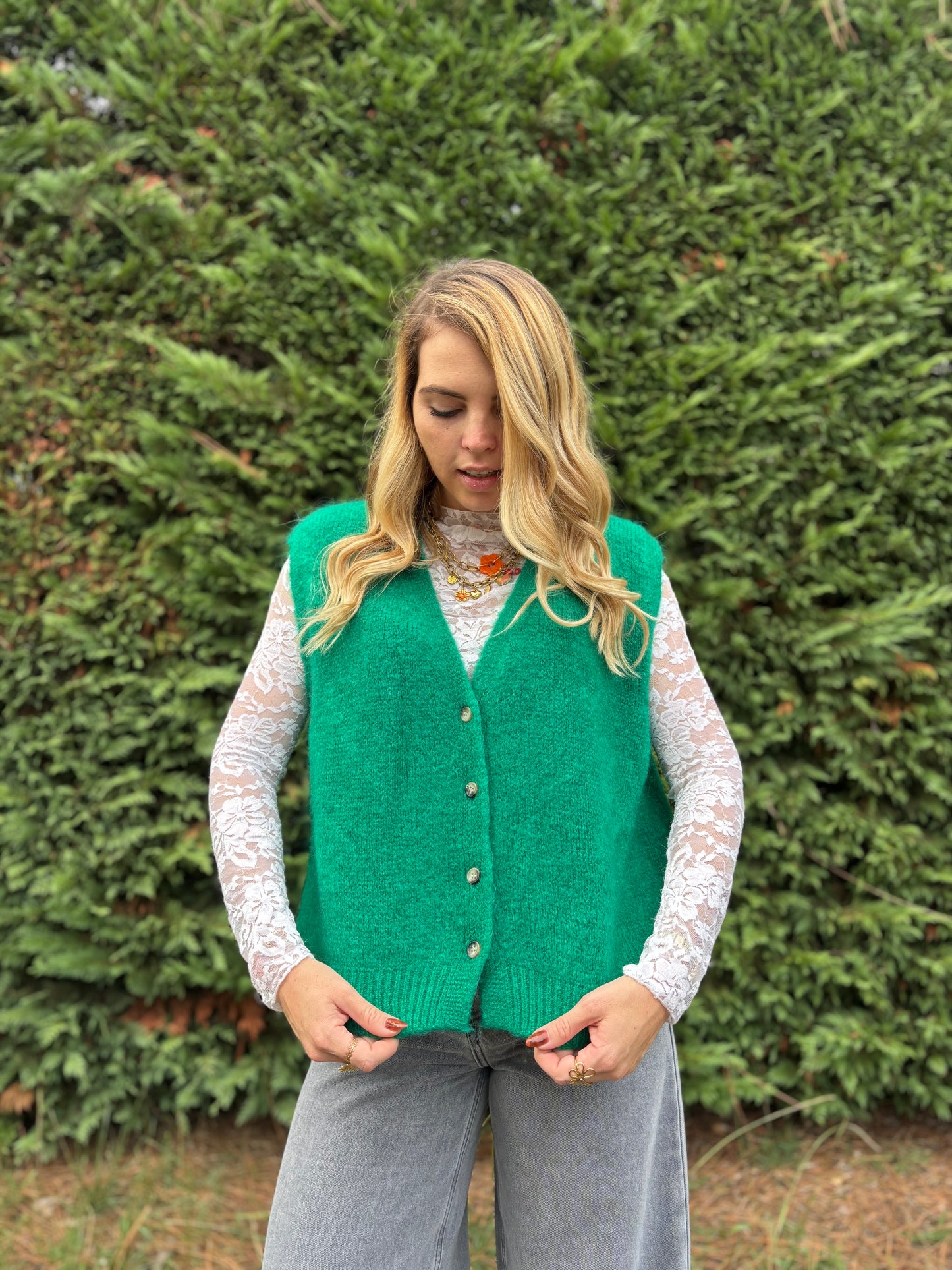 50 - Gilet TOM - Vert Brésil