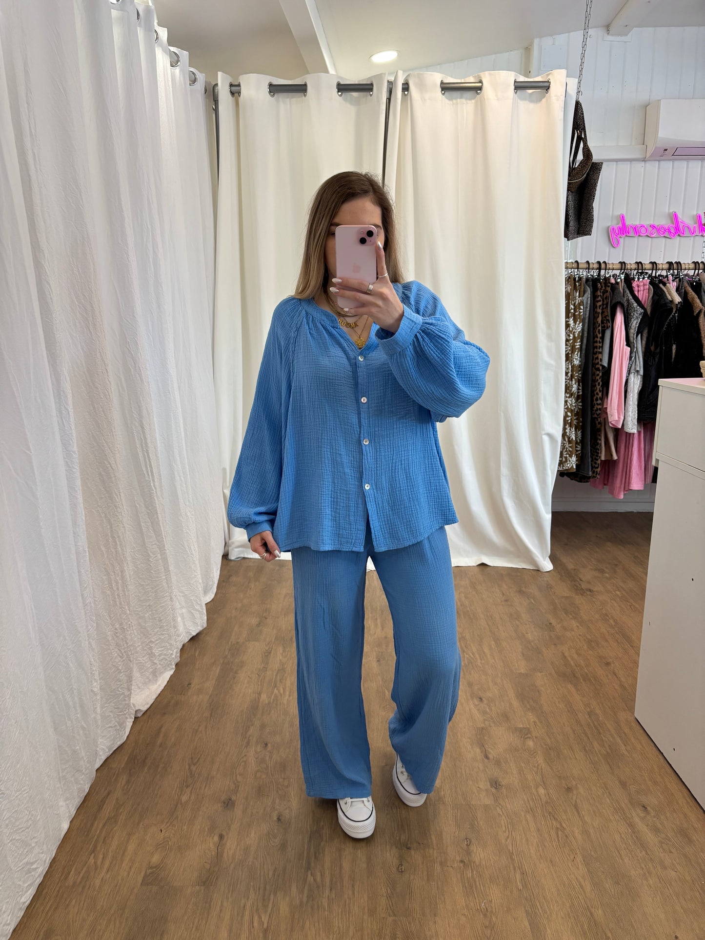 Pantalon LYA Bleu