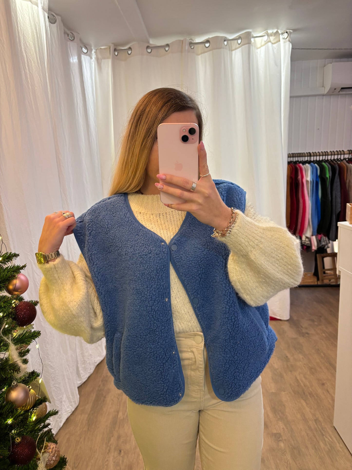 Veste sans manches ABY Bleu