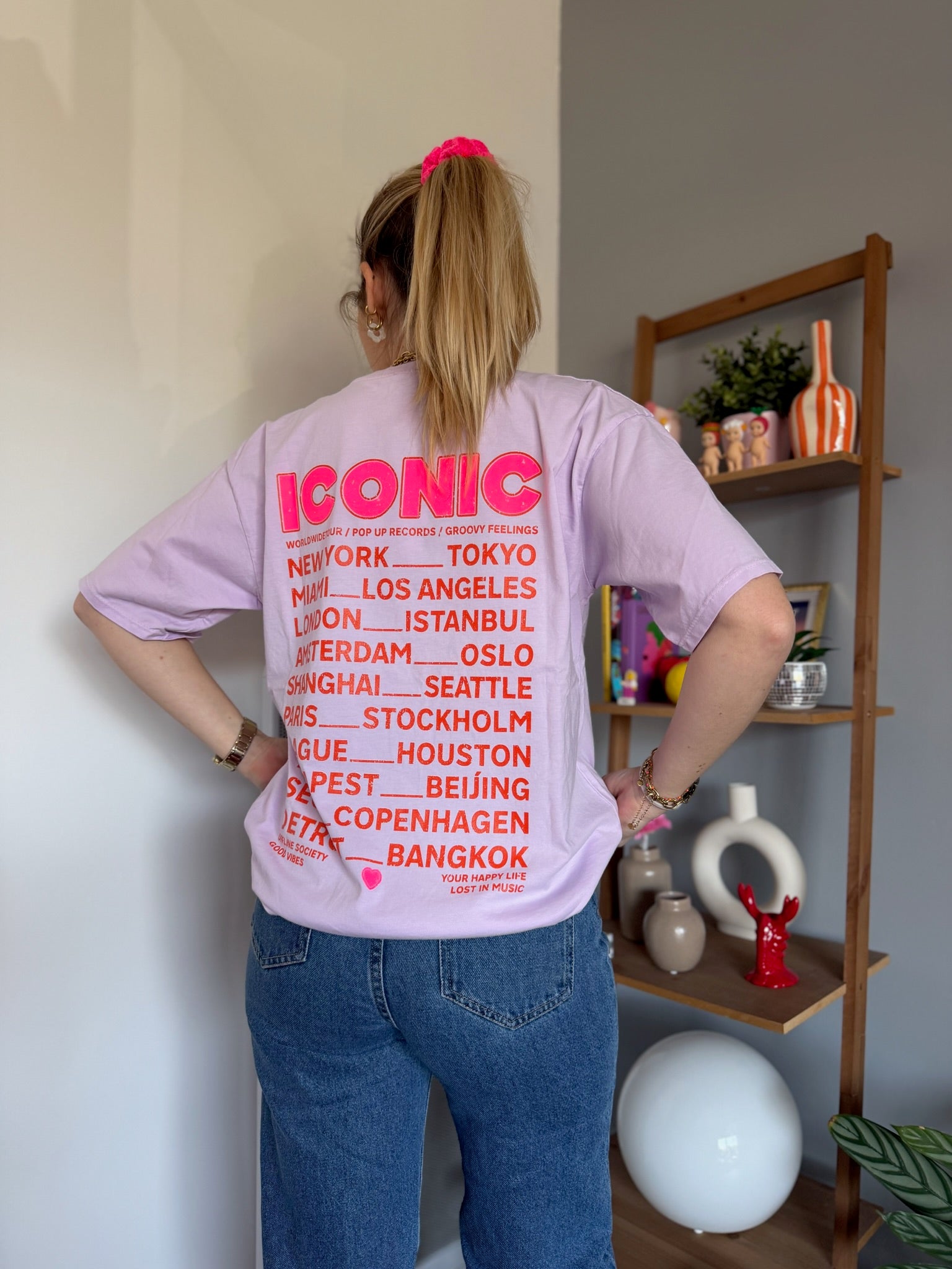 T-shirt ICONIC Lilas