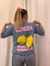 T-shirt LIMON Bleu •