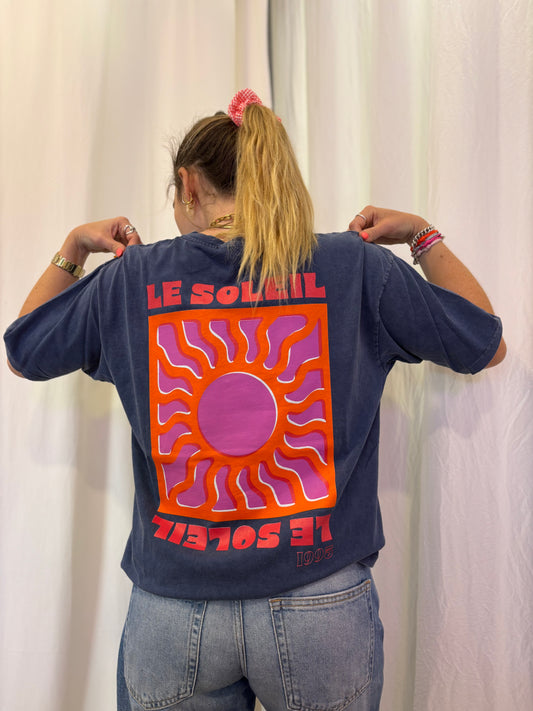T-shirt SOLEIL Bleu marine