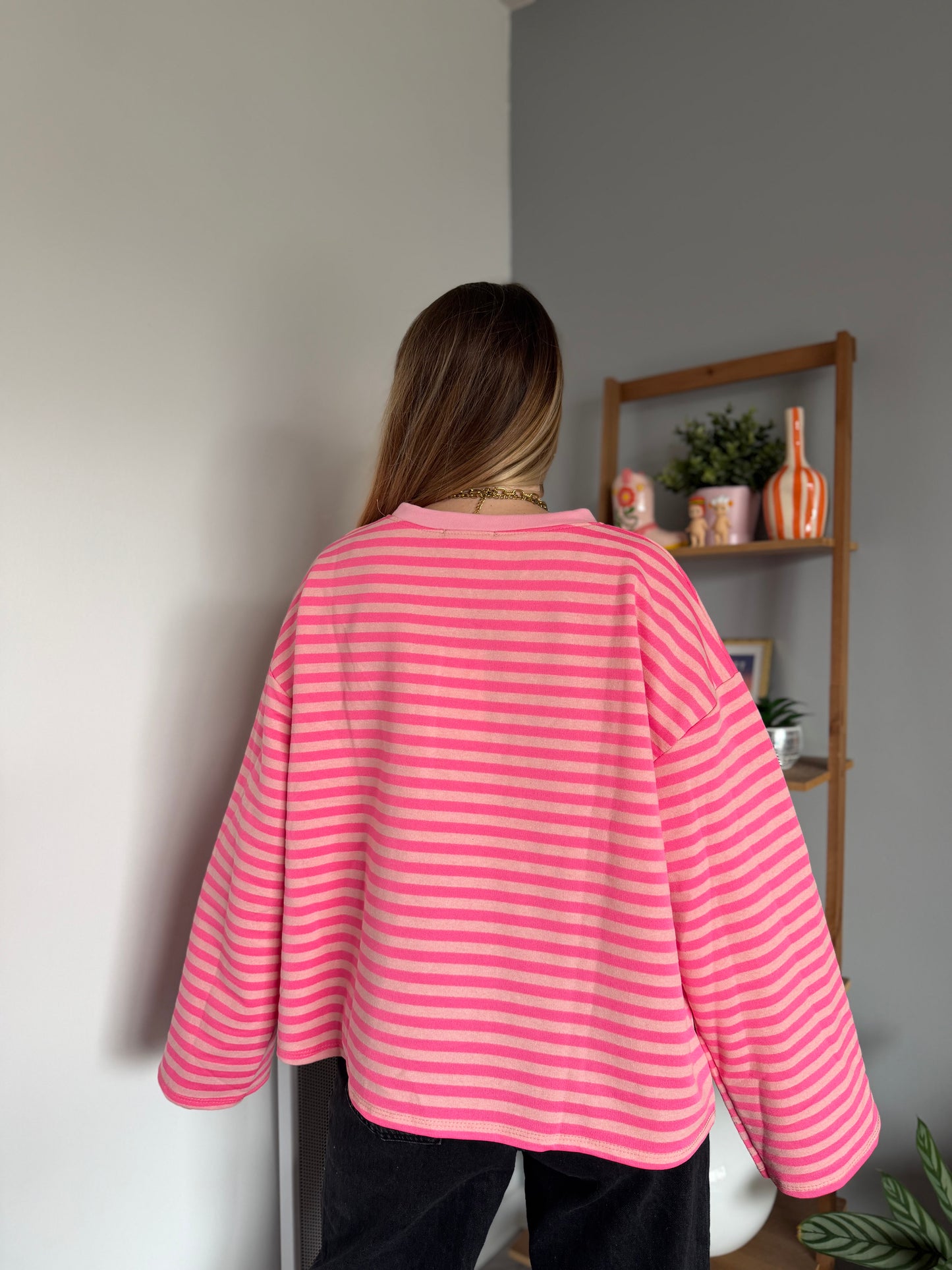 T-shirt marinière ICONIC manches longues Rose