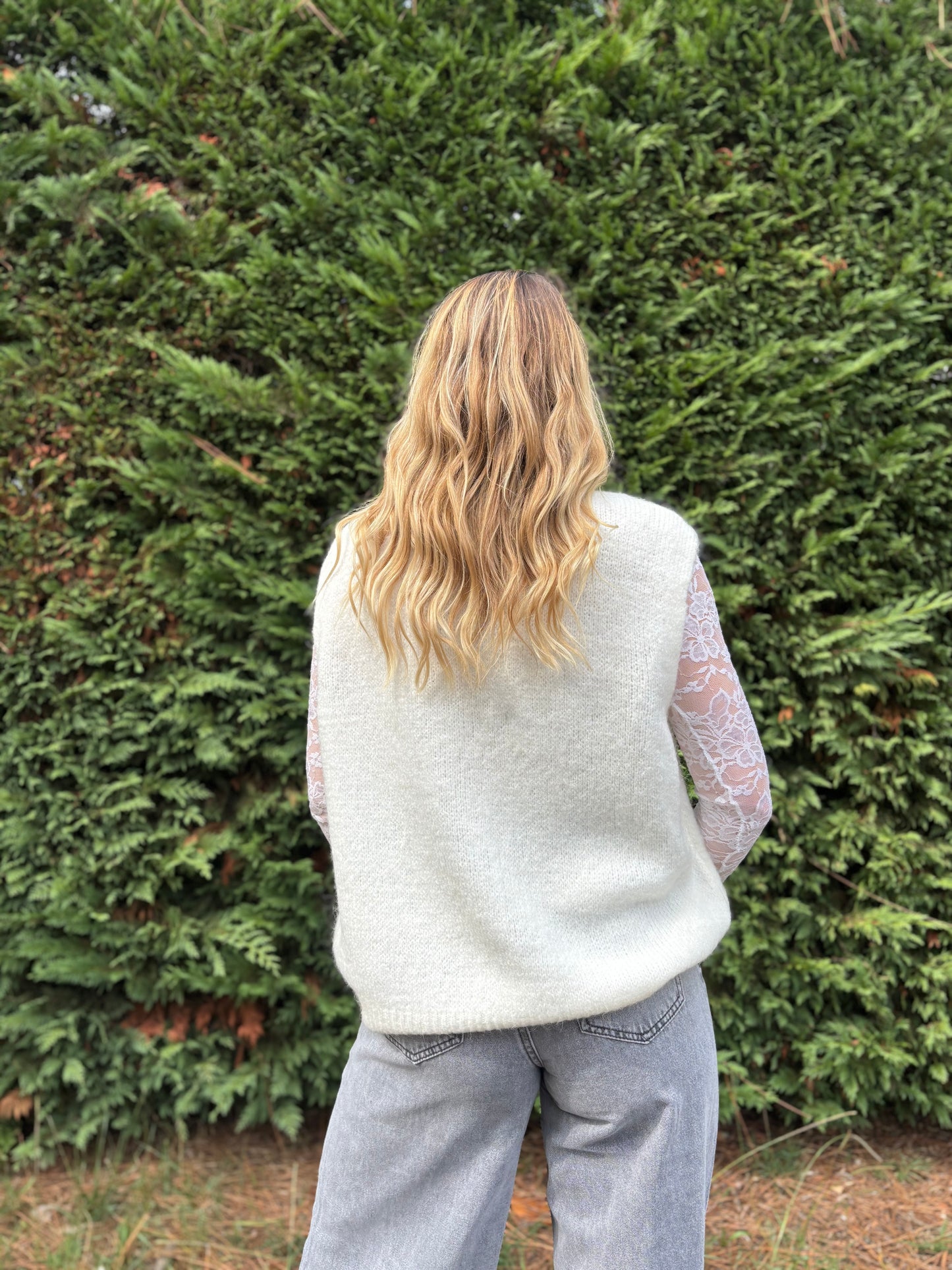 13 - Gilet TOM - Écru