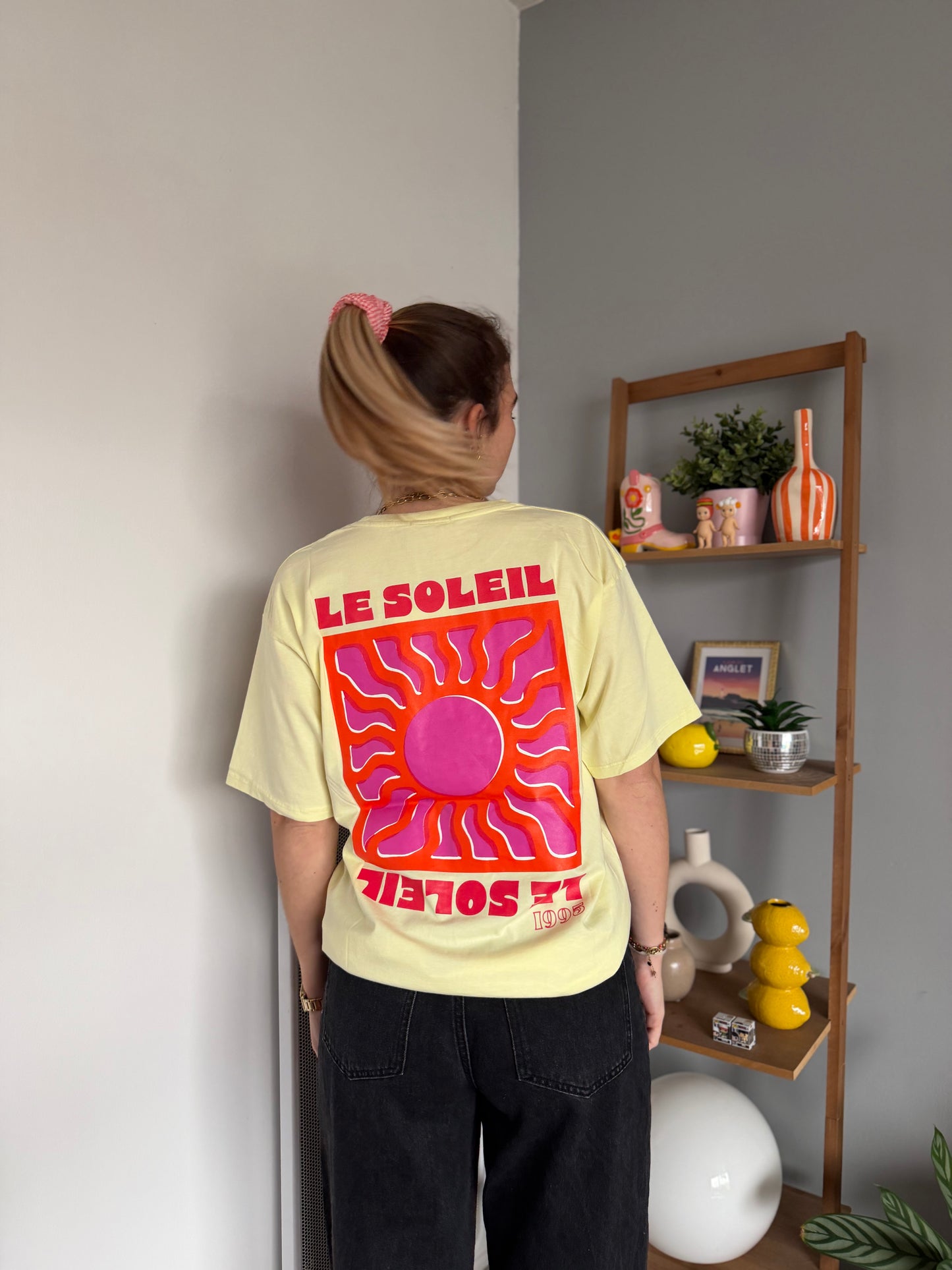 T-shirt SOLEIL Jaune