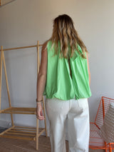 Top CARLA Vert clair