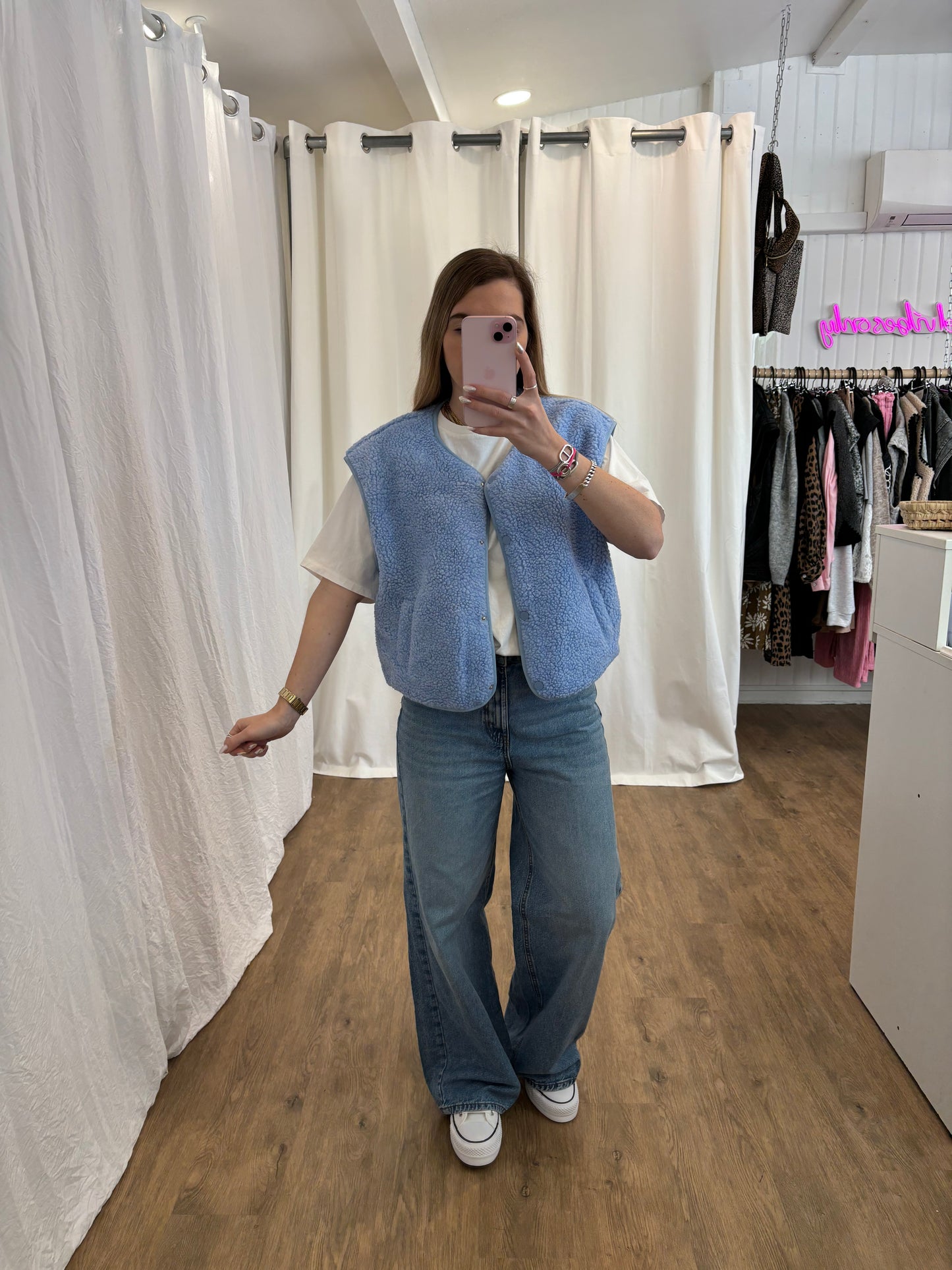 Veste sans manches ABY Bleu ciel