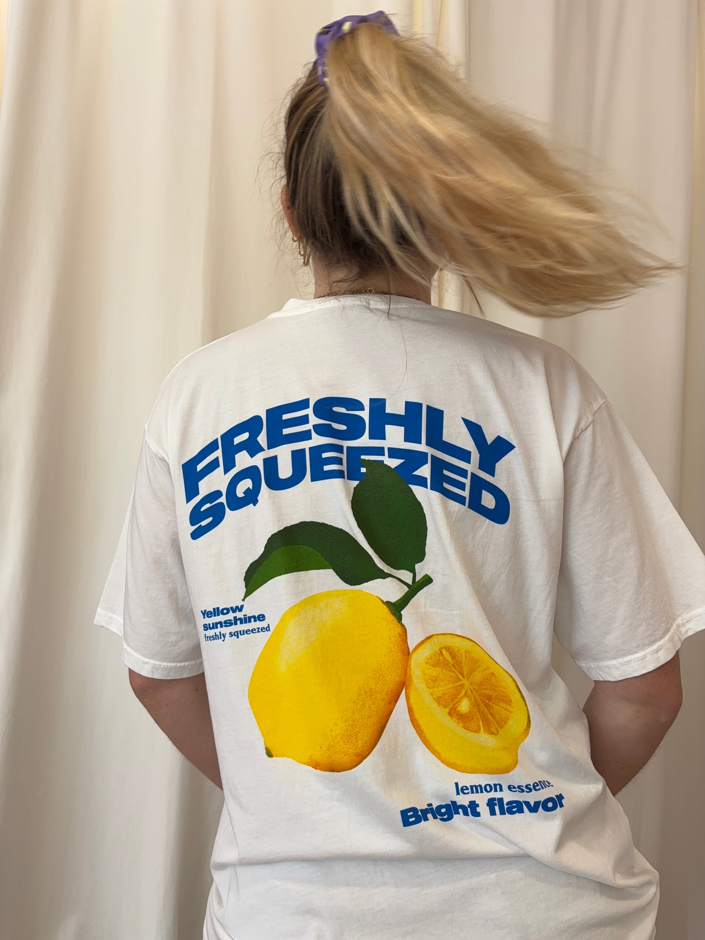 T-shirt CITRON Blanc