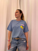 T-shirt LIMON Bleu •