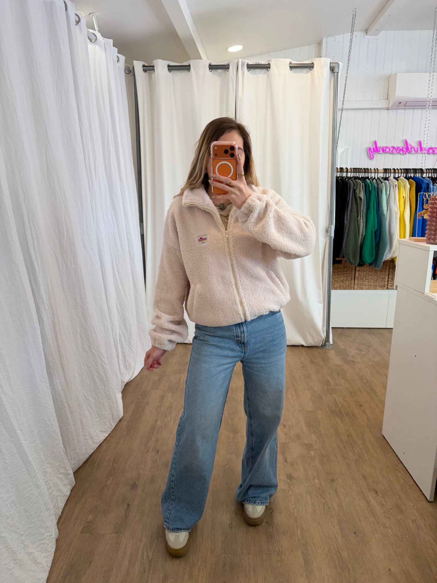 Veste polaire AVA Écru