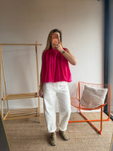 Top CARLA Fushia