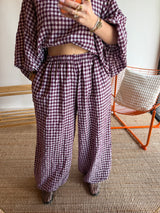 Pantalon DIANE Prune