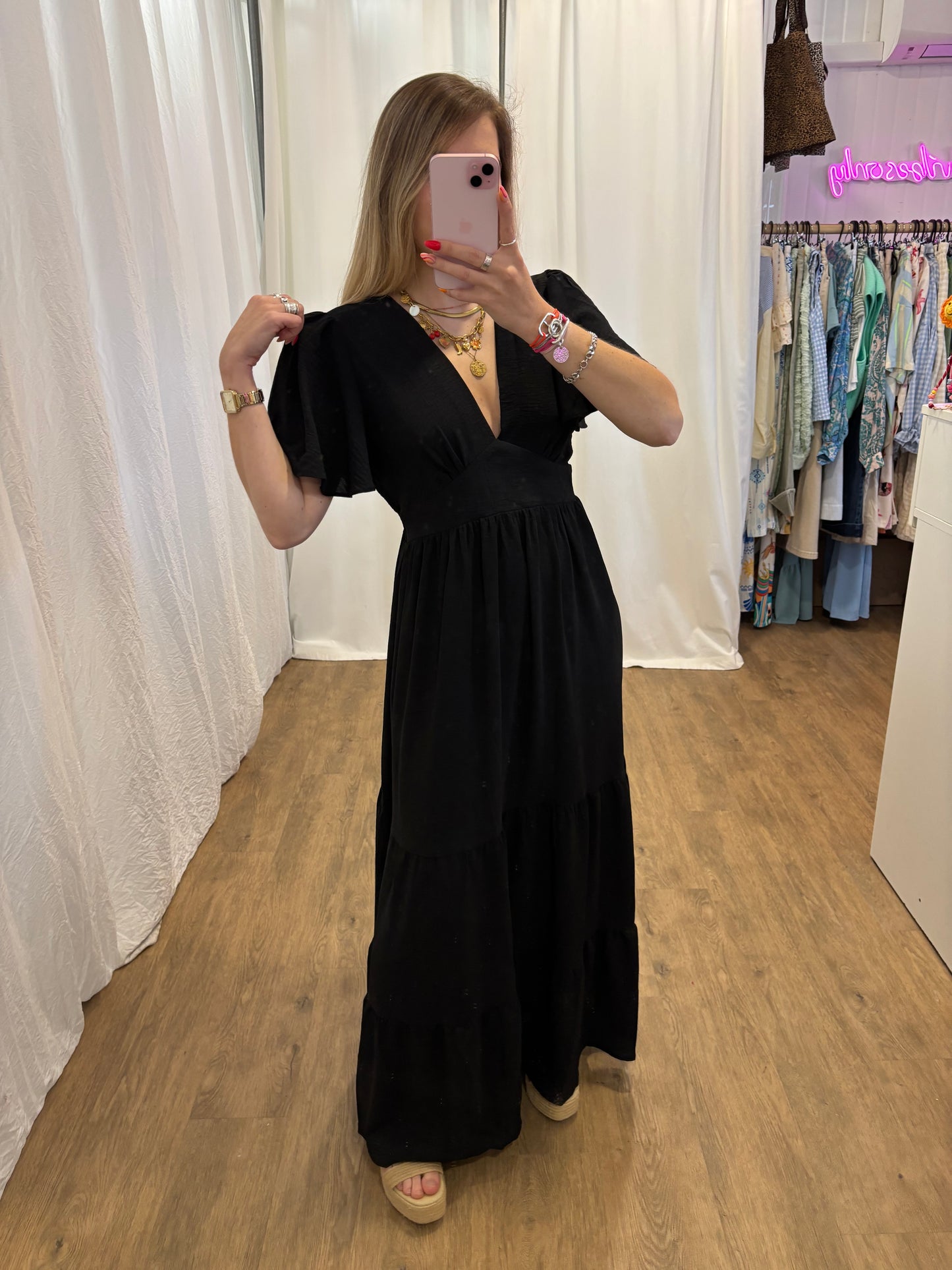 Robe longue EMMA Noir