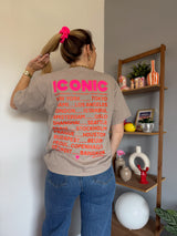 T-shirt ICONIC Taupe