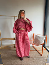 Pantalon DIANE Rouge